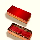 gold tea tin